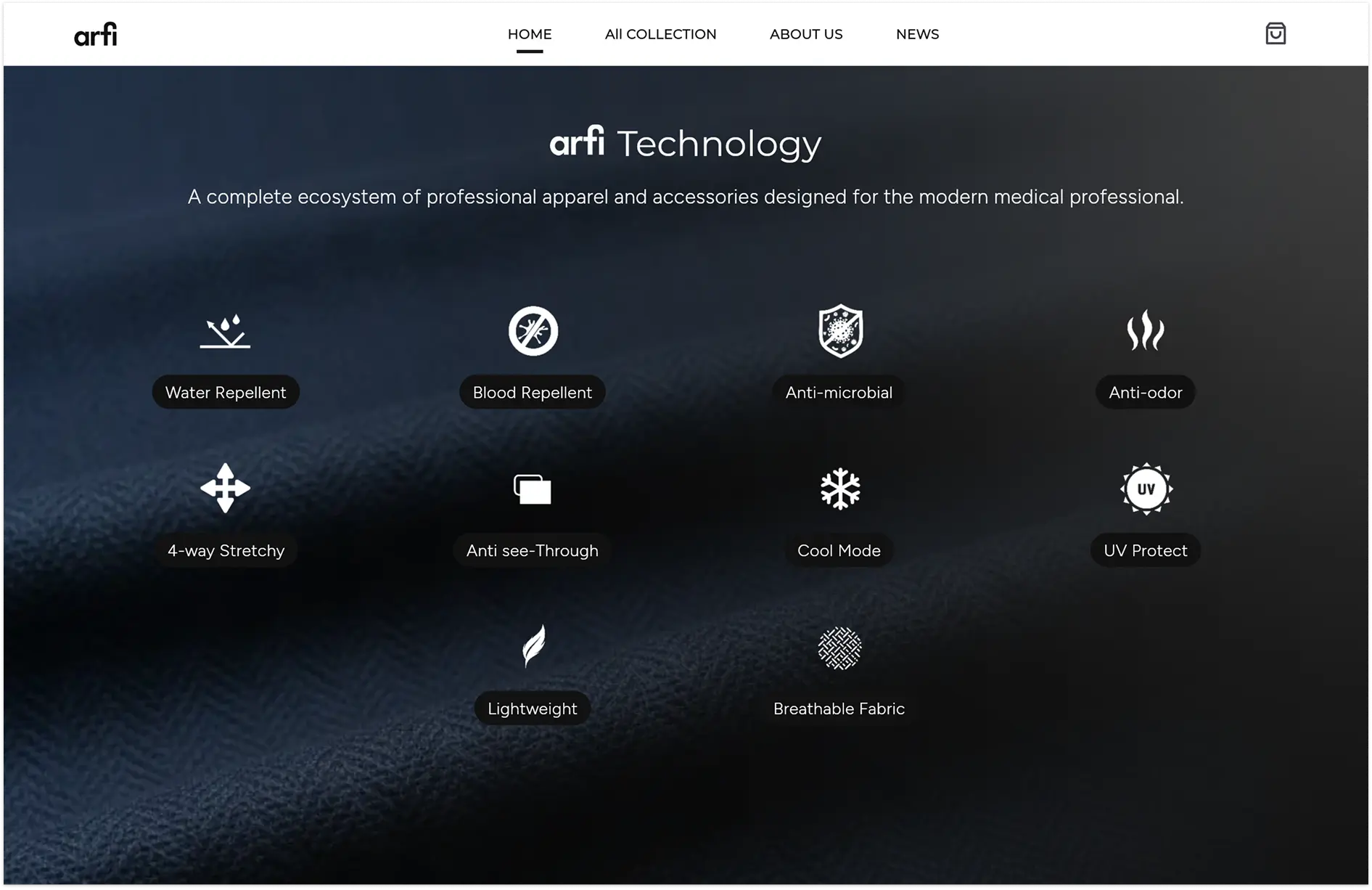 Portfolio showcase — project screenshot